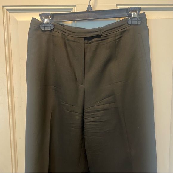 Ann Taylor Blazer Pant Suit Set Black Size 4 Pants 6 Jacket Fully Lined - Picture 9 of 9